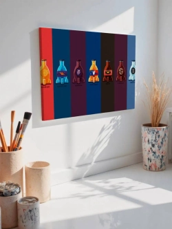 Картина на стену 40 X 50 Бутылки газировка