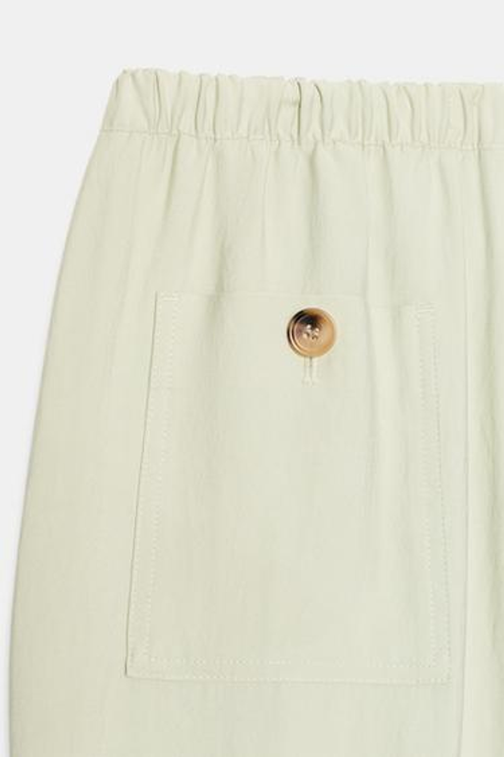 Брюки с резинкой на талии и карманами - ZARA