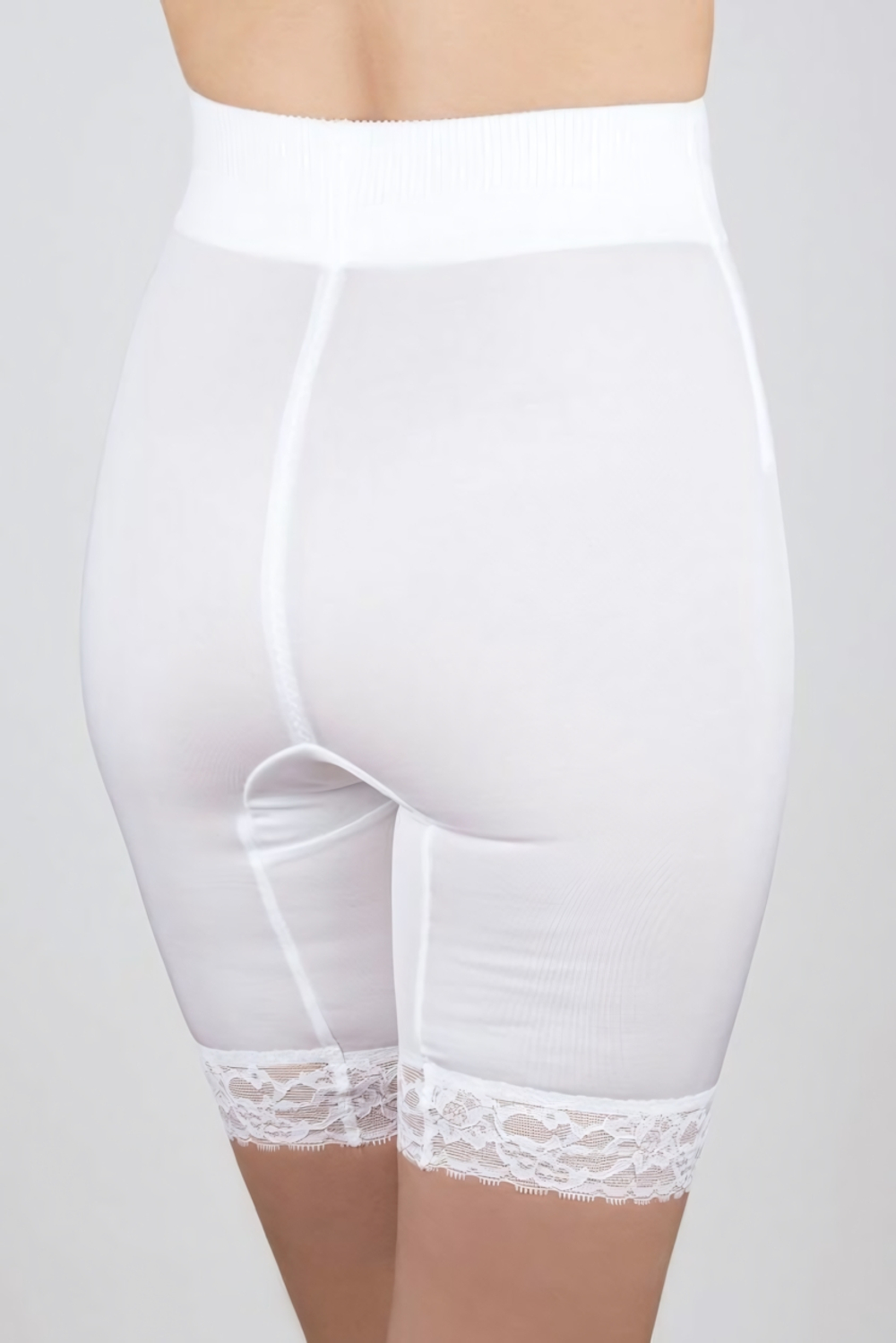 Шелковистые корсетные панталоны (Размер: 8X) (Цвет: бежевый)