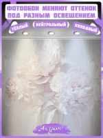 Фотообои 3D пионы в стиле масляной живописи