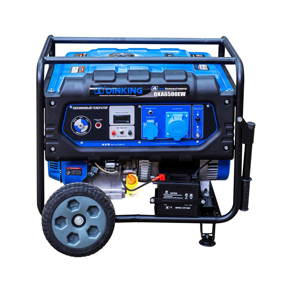 Генератор бензиновый Dinking DKA6500EW - [6 кВт / 220V] эл. пуск