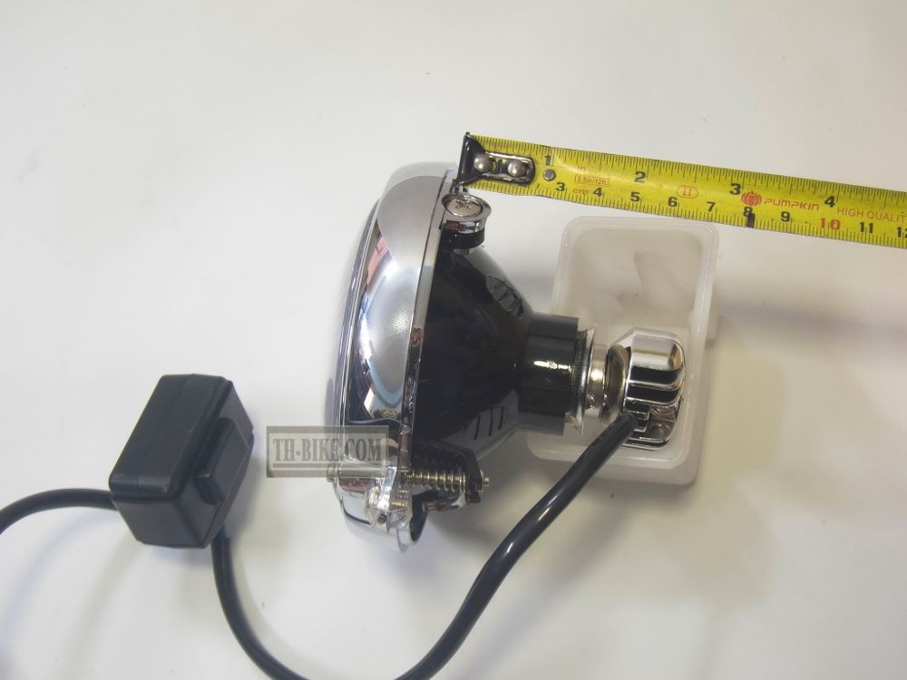 Headlight 4" Diamond lens, For Honda C100. T19. Copy. Made in Thailand. DIY