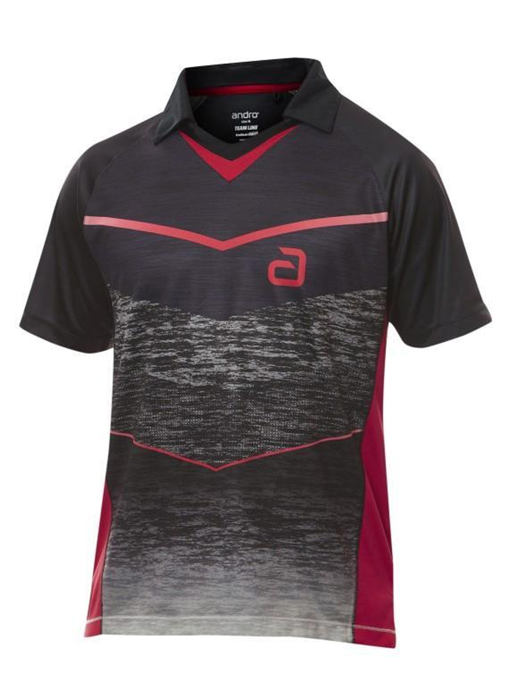 Andro Shirt Minto black/red