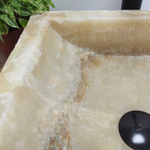 Раковина из оникса Square Yellow Marmo SO-60903 40*40*13