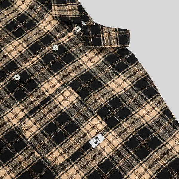 Рубашка Cowboy Basic 8 в клетку черная - фото 5