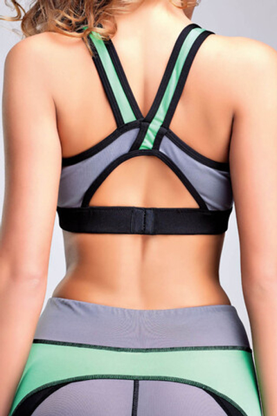 Топ BF-13 Зеленый-Серый Opium