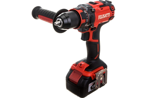Аккумуляторная дрель-шуруповерт Felisatti ДА-13/18BK Li-Ion 60Н.м. (бесщеточный)(1 аккум. 4ач и ЗУ в комплекте