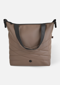 Roan Коляска 2 в 1 Sol Leather Camel Black Тем.коричневый