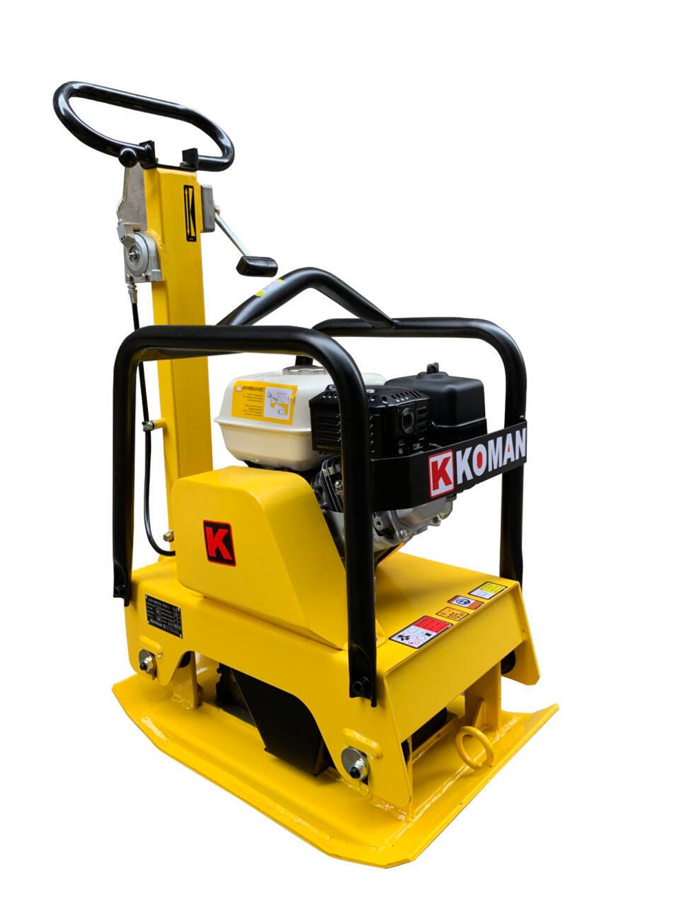 Виброплита реверсивная KOMAN MS125-4 бензиновая - [126 кг / 25 кН / Honda GX160]