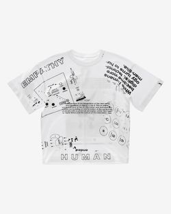 Футболка Futureisnown Human Empathy *Empathy collection Белая