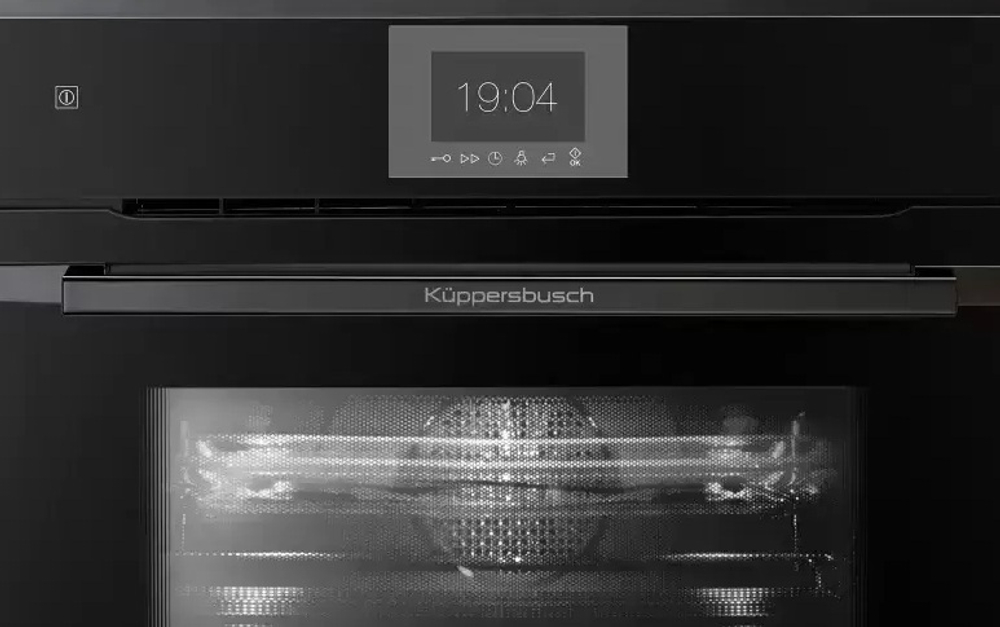 Компактный духовой шкаф с микроволнами Kuppersbusch CBM 6550.0 S2 Black Chrome