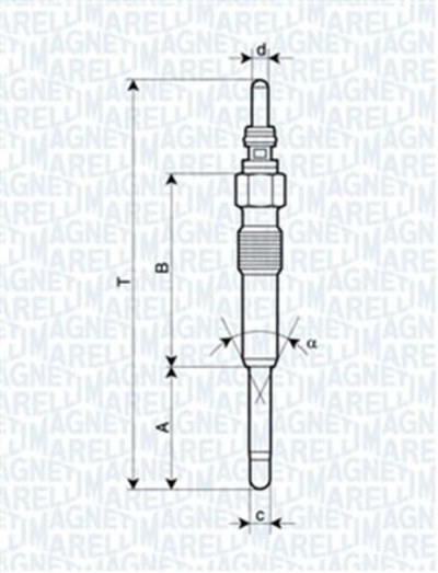 MAGNETI MARELLI - 062900085304-MAN - Glow Plug