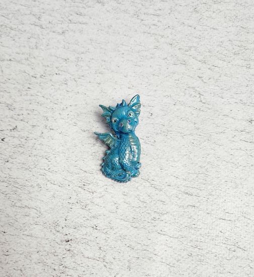 Значок "Дракон" темно-синий