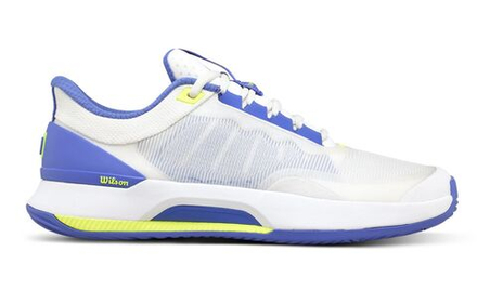 Женские кроссовки для Падел Wilson Intrigue Tour Padel - white/amparo blue/safety yellow