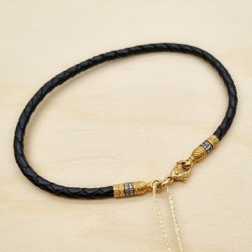 5001 Кожаный браслет, плетеный вручную