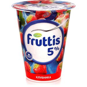 ЙОГУРТ FRUTTIS КЛУБНИКА 5% 290ГР CAMPINA
