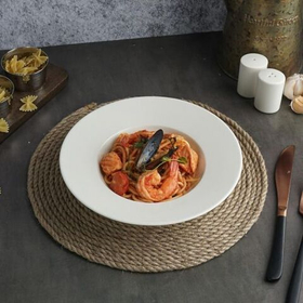 Тарелка глубокая 23см, фарфор "NOBLE" серия "Fine Plus"