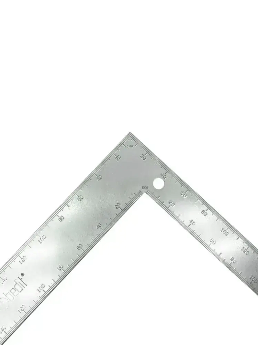 Угольник строительный металлический плоский 300 х 200 мм Pobedit