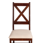 Стул CROSSMAN NEW, Многослойный березовый шпон, 41х40x100 см, cappuchino/велюр бежевый