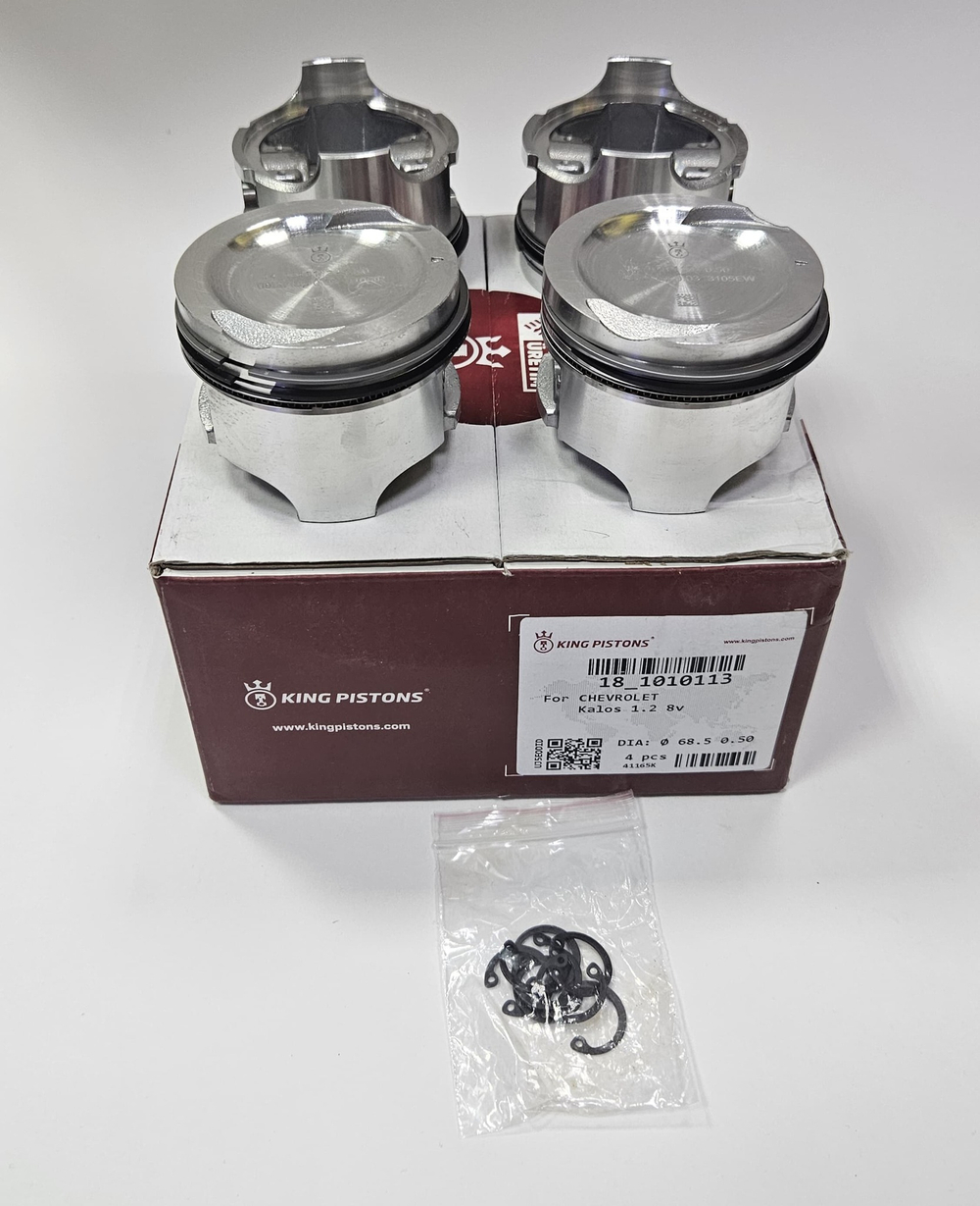 Поршни с кольцами +0.50 B12S1 KING PISTONS