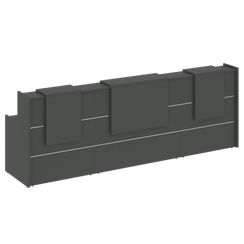 Onix Ресепшн O.R-K-15 Антрацит 3390*766*1187