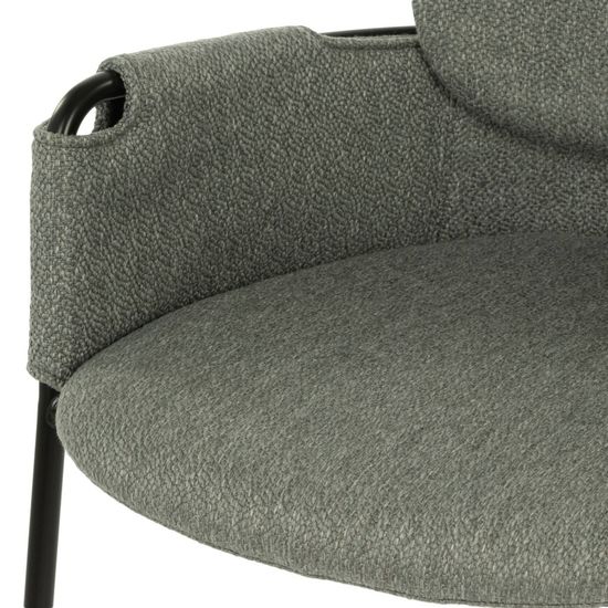 Стул Claudio Arm темно-серая ткань