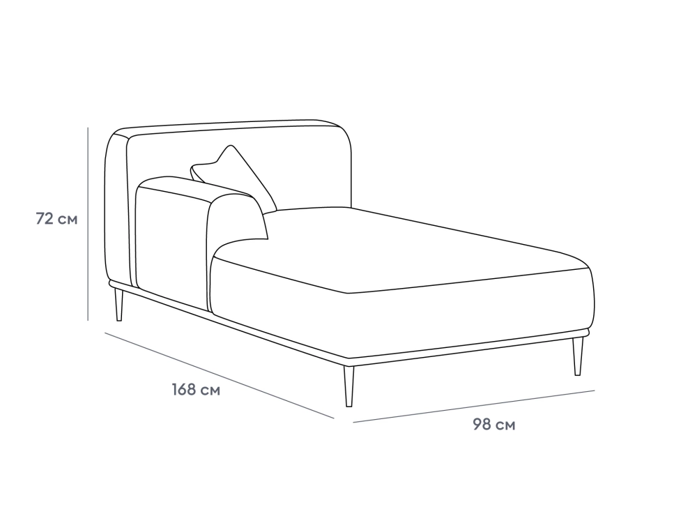 Оттоманка Portofino левая