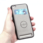 Магнитный чехол с карманом для Xiaomi Redmi 5A, 010637 Коричневый