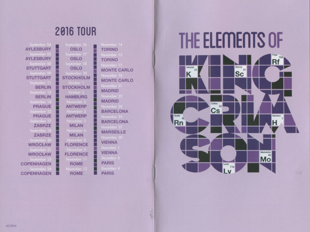 King Crimson / The Elements (2016 Tour Box)(2CD)