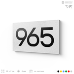 Номер на дверь 965, табличка на дверь для офиса, квартиры, кабинета, аудитории, склада, белая 120х70 мм, Айдентика Технолоджи