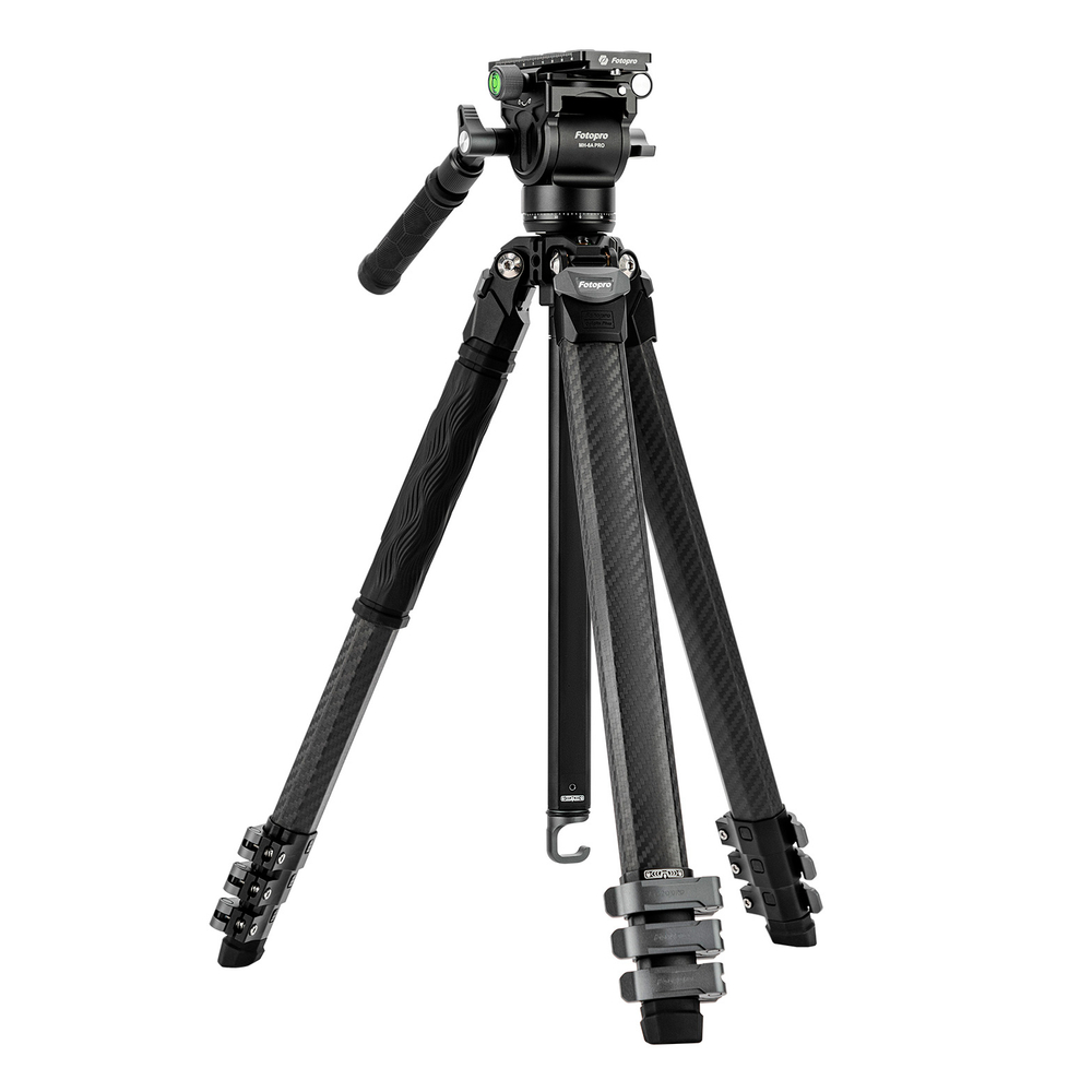 Штатив Fotopro Origin Plus Video с видеоголовой MH-6A Pro, карбоновый