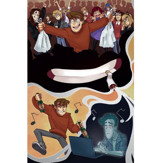 Комикс Дух моей общаги. Книга 2. Бессонный паралич