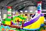 Надувной батут «Детский мегапарк» 18*18*8 м