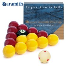 Шары Super Aramith Pro-Cup 8Pool ø50,8мм биток-ø47,6мм