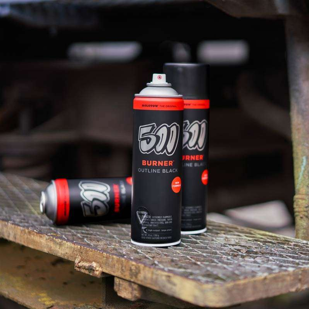Краска Molotow Burner Outline Black -  500мл