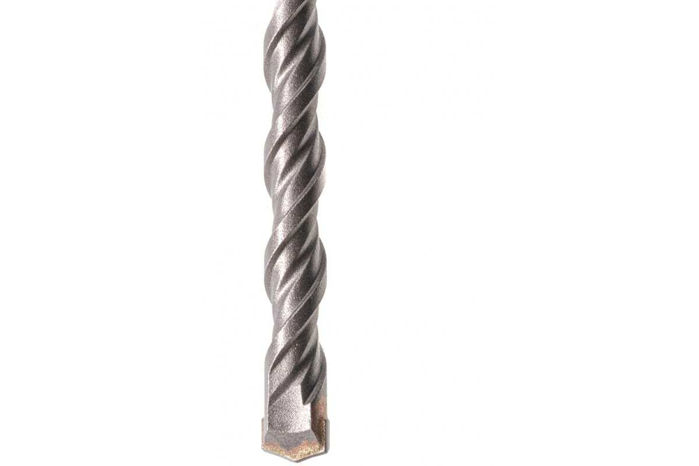 Бур по бетону, двойная спираль, Cobalt W-tip, 10x160 мм, SDS PLUS, серый