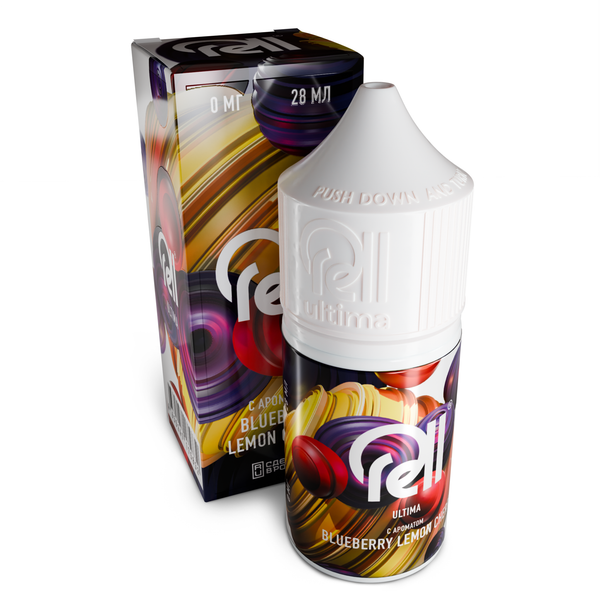 Купить Жидкость Rell Ultima 28 мл - Blueberry Lemon Cherry (0 мг)