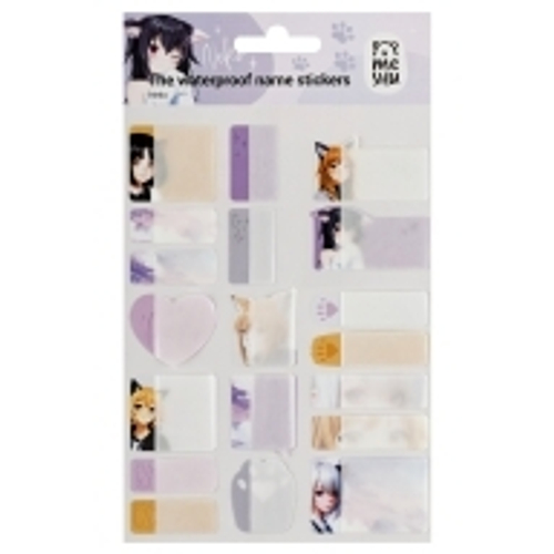 Наклейки гелевые MESHU "Neko", 10*23см, пакет европодвес