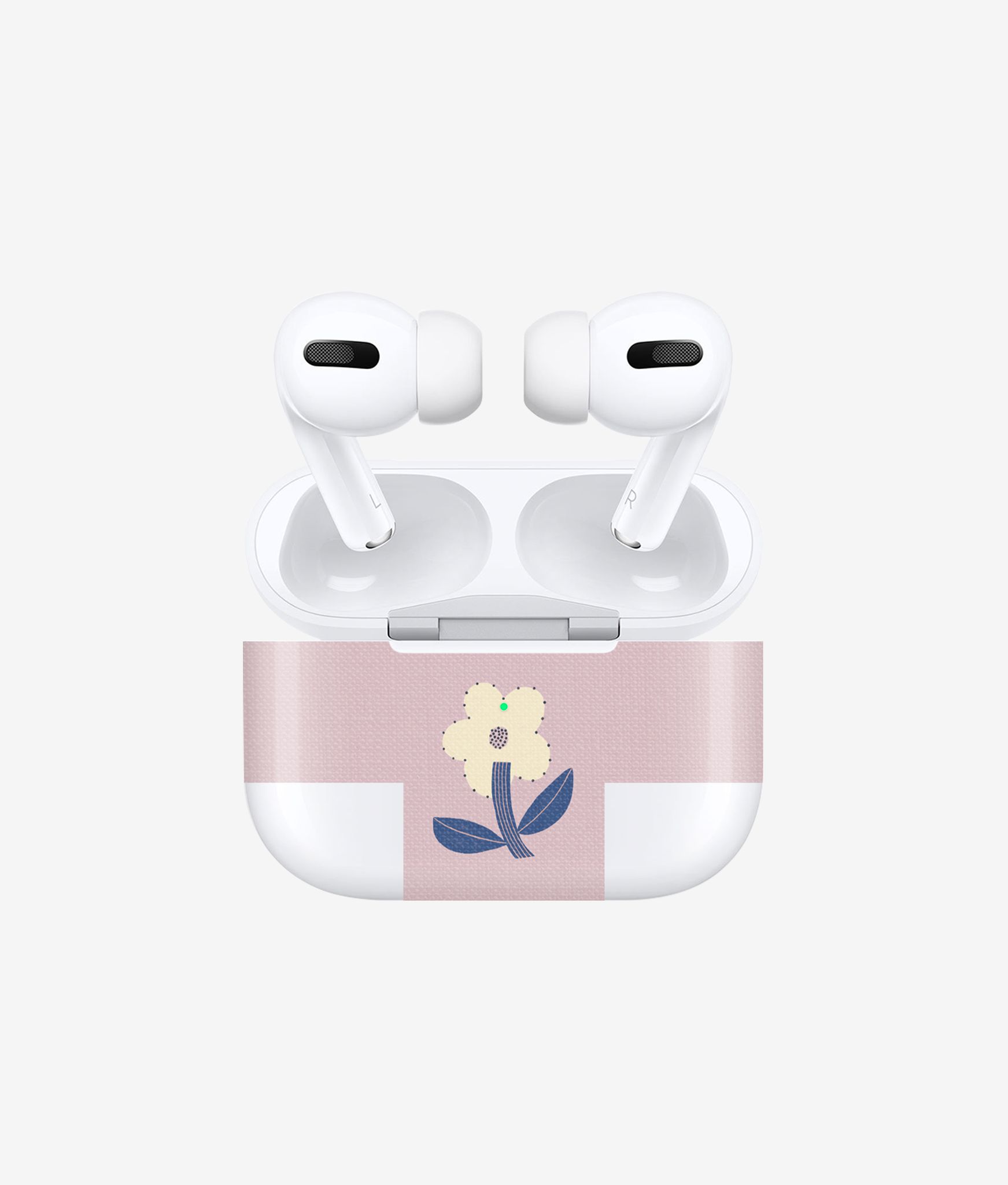 Виниловая наклейка DAISY (розовый) для AirPods
