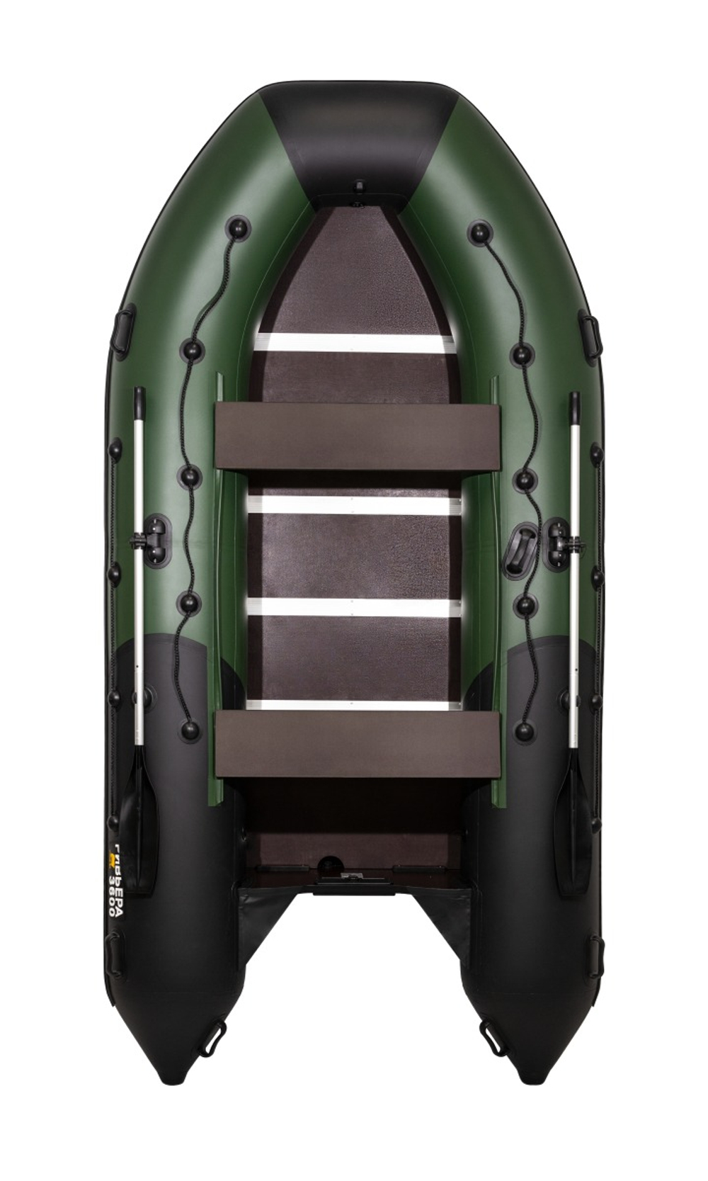 Ривьера Компакт 3400 СК комби зеленый-черный (лодка ПВХ)