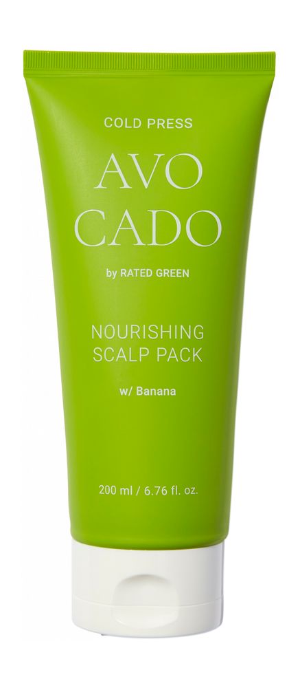 Rated Green Cold Press Avocado Nourishing Scalp Pack w/ Banana 200ml 8809514550313