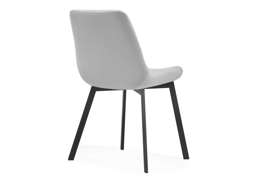 Стул на металлокаркасе Челси черный / светло-серый