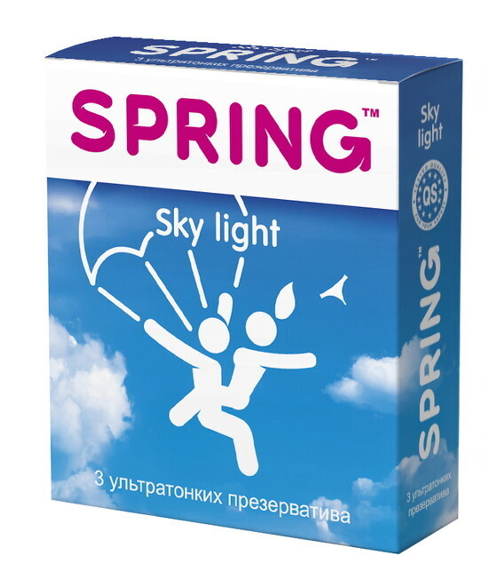 Презервативы Spring (ультратонкие) 3шт. (Цвет: прозрачный)