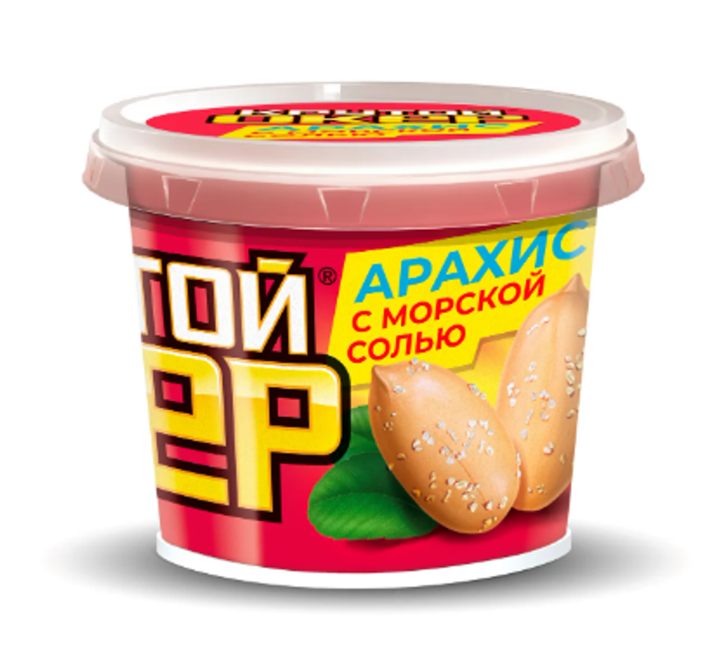 Арахис жареный Резон с морской солью, пл/стакан 80г