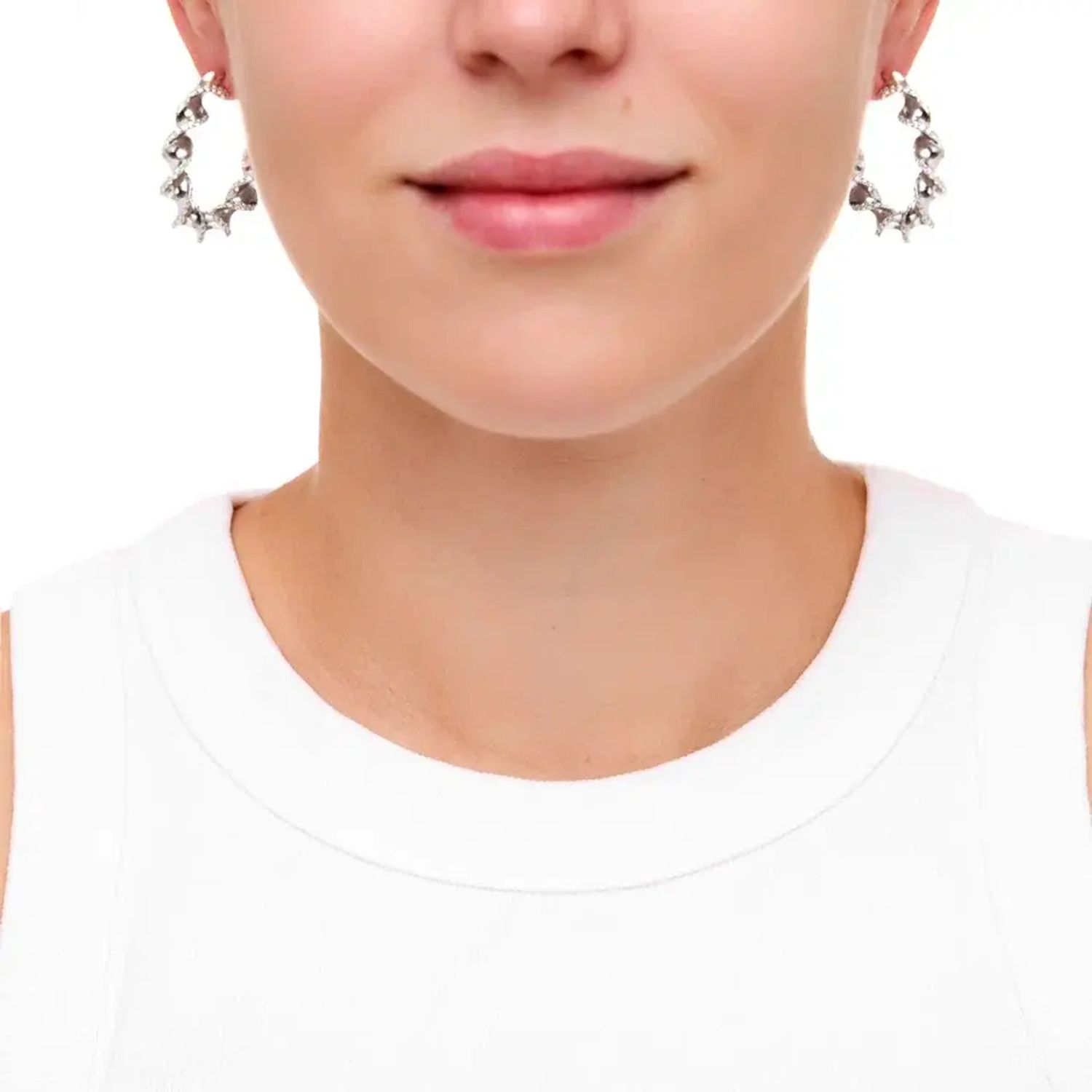 Серьги Shiny Pasta Earrings - Silver