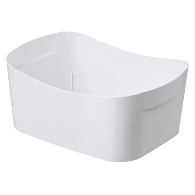 Корзинка универсальная «Poplar» 2,7л, 240х165х90мм (светло-серый)