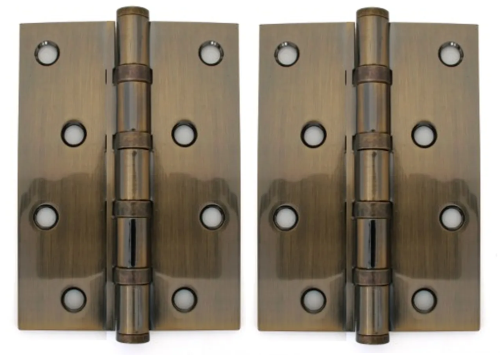 ПЕТЛЯ 100X70X3MM АНТИК БРОНЗА HG 100*70*3.0-4BB AB(АВ) 2ШТ