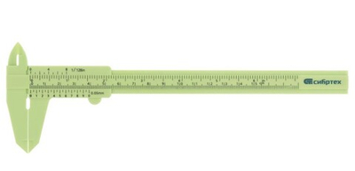 Штангенциркуль пластиковый, 150 мм