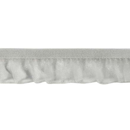 Резина-рюш эластичная белый 46-07611/16