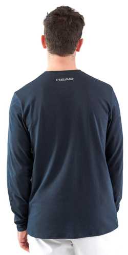 Теннисная футболка Head Club 21 Cliff Long Sleeve